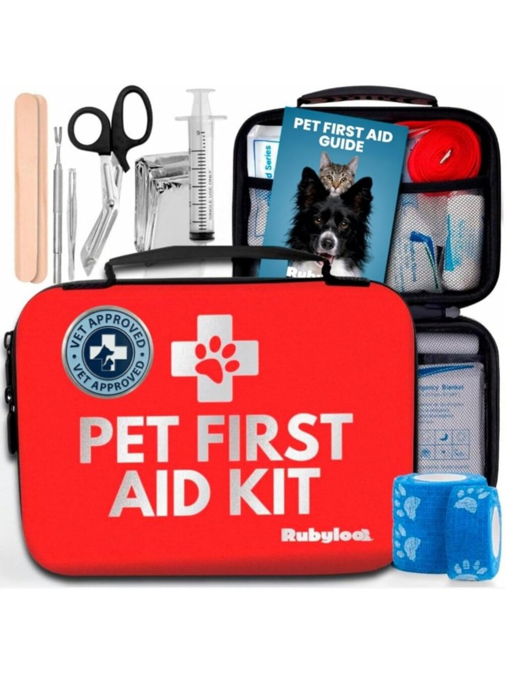 Comprehensive Pet First Aid Kit - Vet-Approved Emergency Supplies for Dogs